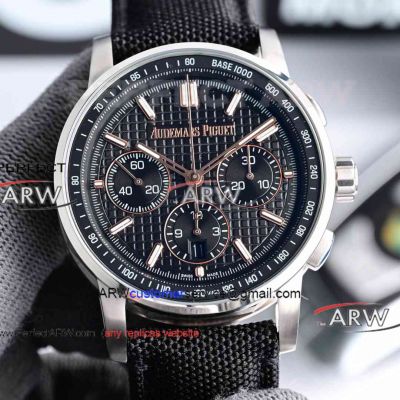 Audemars Piguet Code 11.59 Chronograph Black Dial Steel Case Swiss Replica Watch 